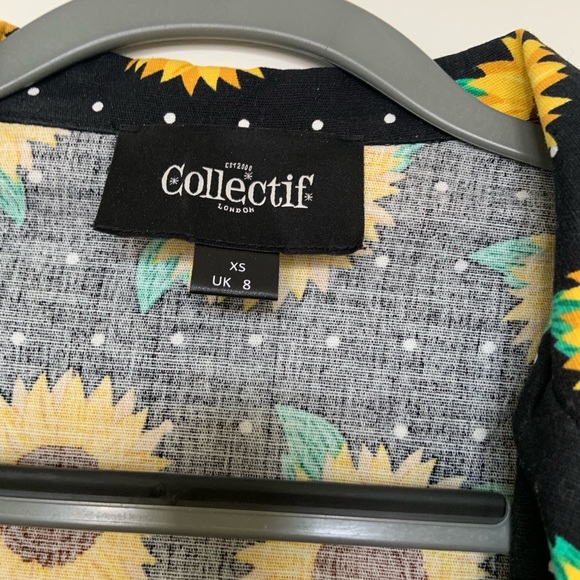 Collectif Dresses & Skirts - Collectif Sunflower Patterned Dress